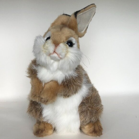 Hansa Handcrafted Bunny Stuffed Animal Brand New w/ Tag - Picture 7 of 14